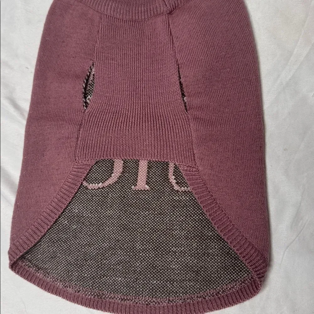 Juicy Couture RARE 100% Wool Y2K Dog Sweater. Size Medium.